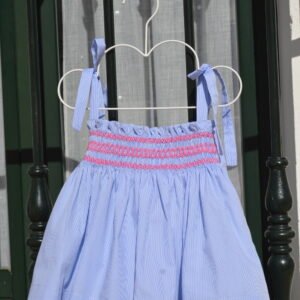 Vestido De Punto Smock